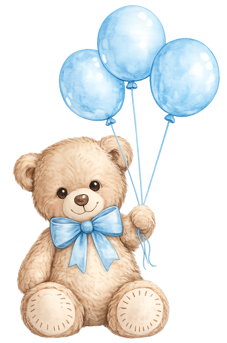 Osito con globos